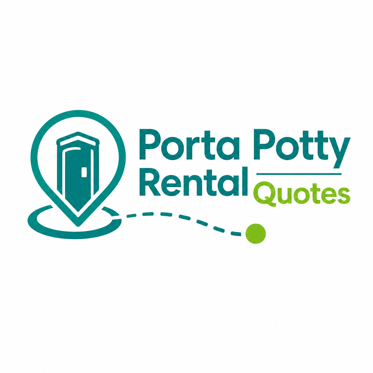 Porta Potty Rental Quotes portable toilet rental quote service logo