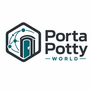 Porta Potty World portable restroom industry brand logo